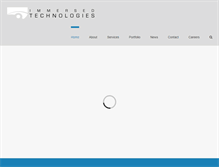 Tablet Screenshot of immersedtechnologies.com